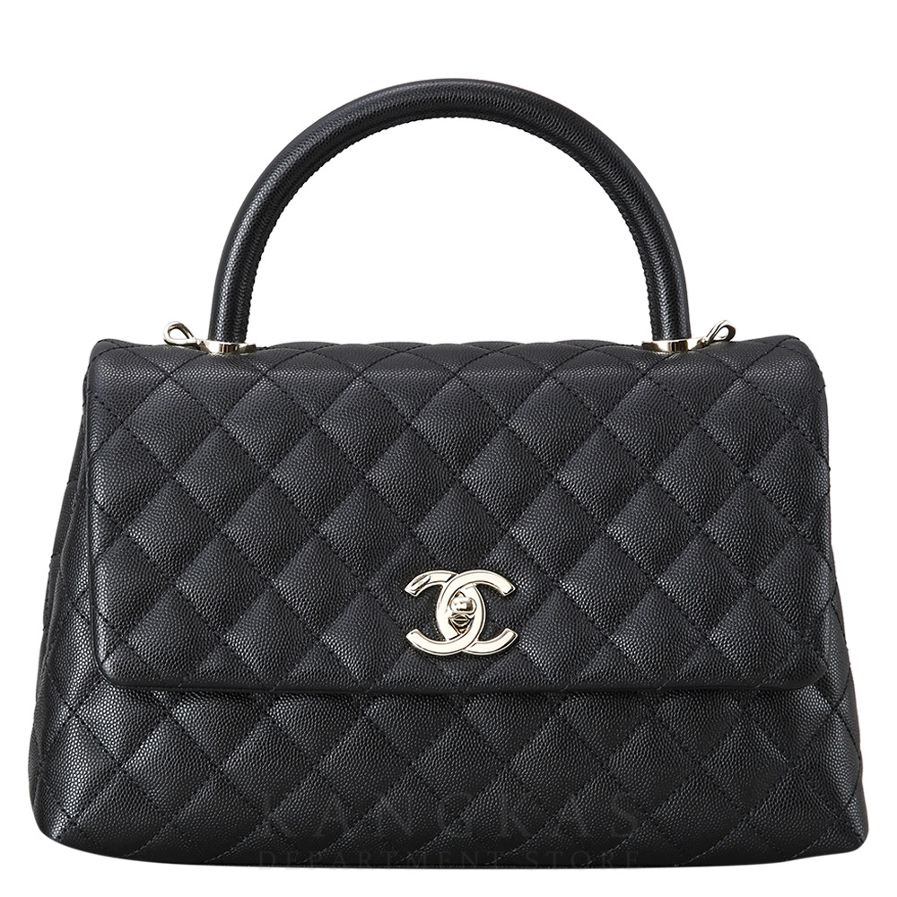 CHANEL(USED)샤넬 캐비어 코코핸들 미듐
