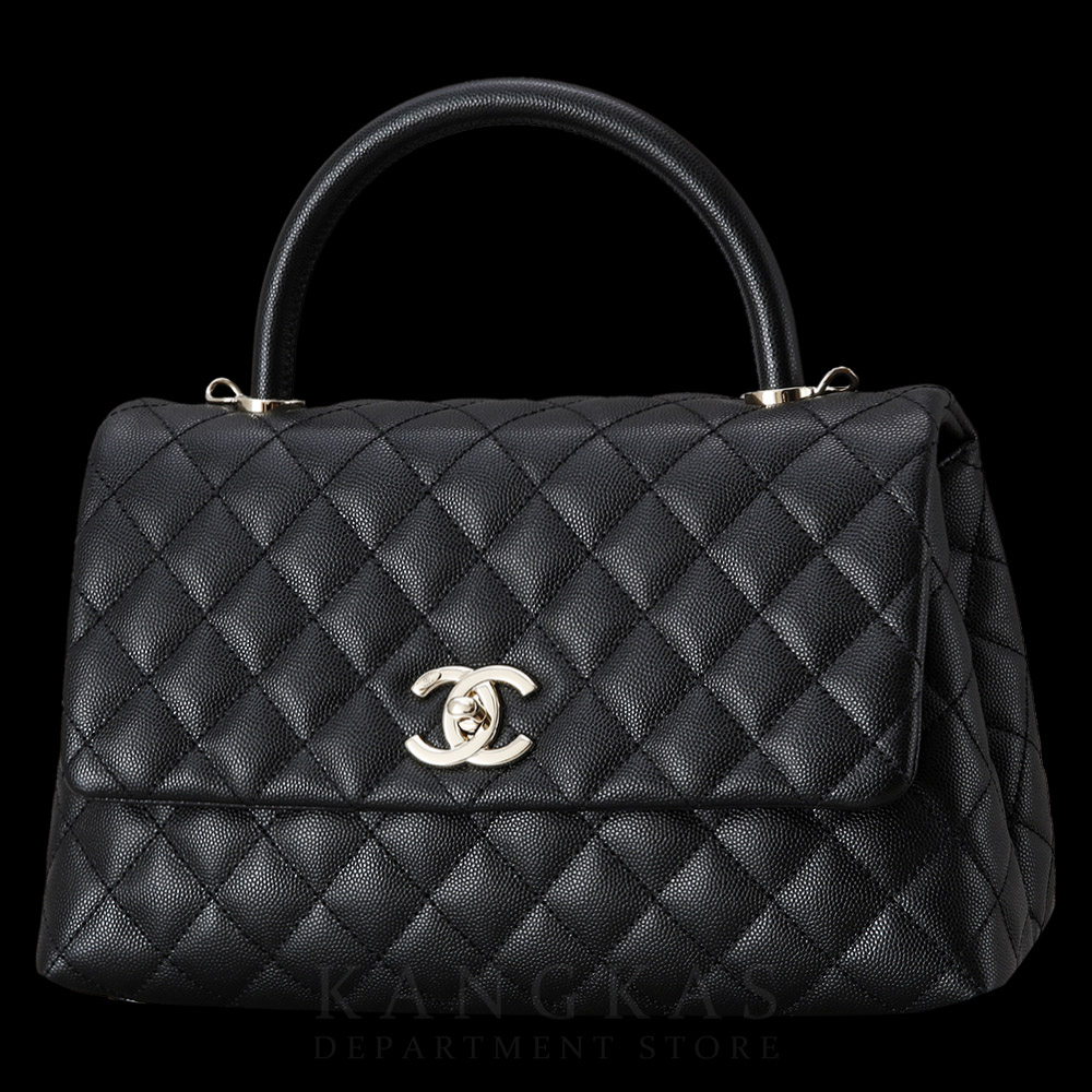 CHANEL(USED)샤넬 캐비어 코코핸들 미듐