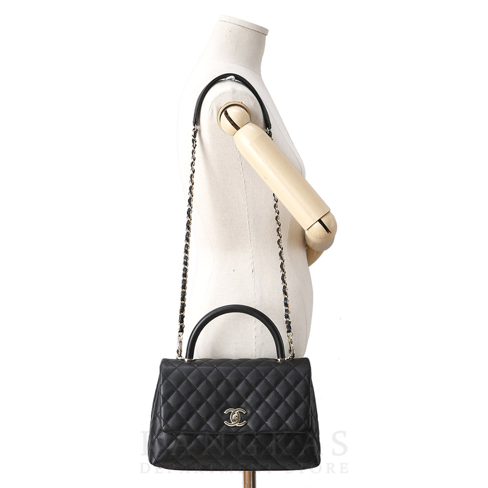 CHANEL(USED)샤넬 캐비어 코코핸들 미듐