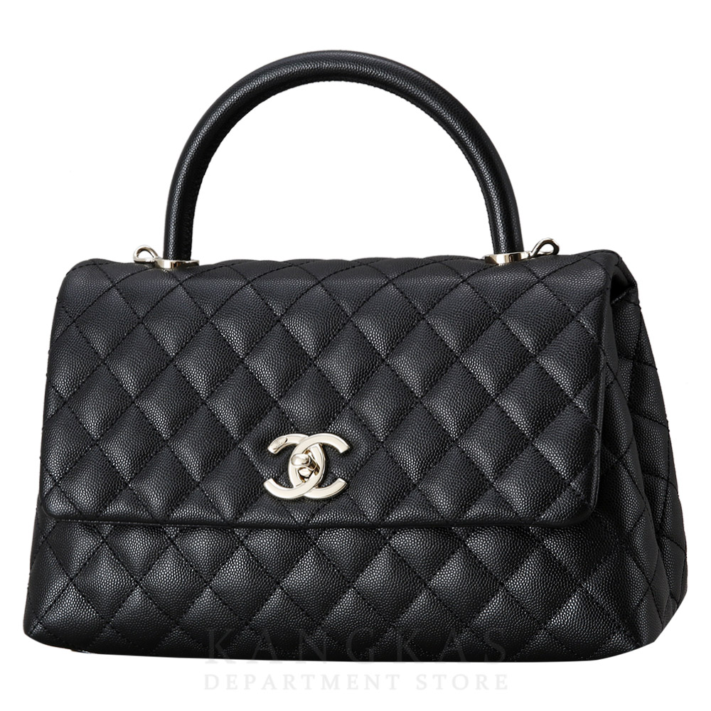 CHANEL(USED)샤넬 캐비어 코코핸들 미듐