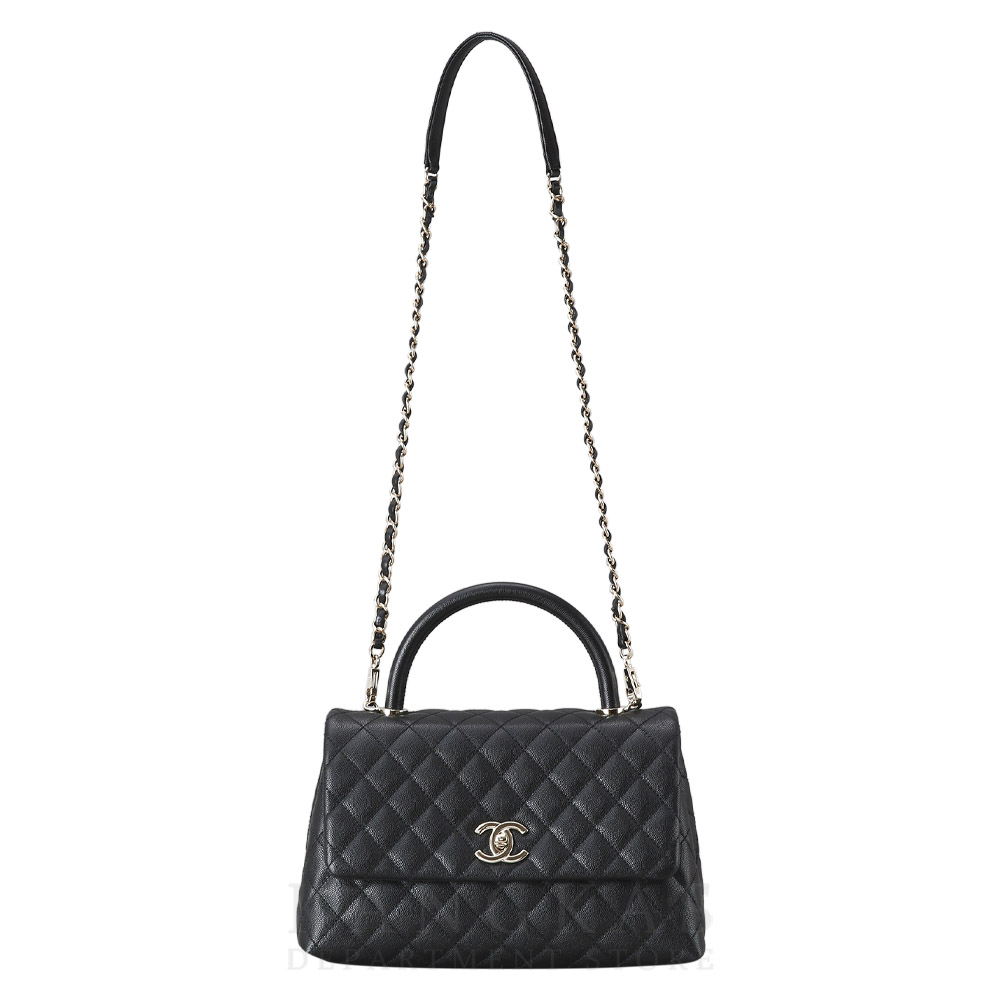 CHANEL(USED)샤넬 캐비어 코코핸들 미듐