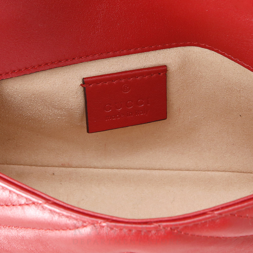 GUCCI(USED)구찌 476433 GG마몽 마틀라세 수퍼미니 체인백