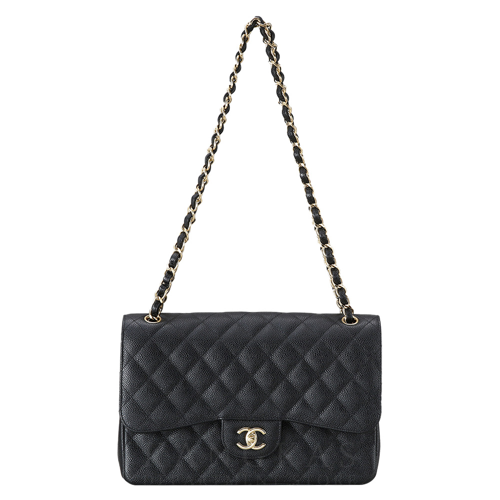 CHANEL(USED)샤넬 캐비어 클래식 라지 플랩백