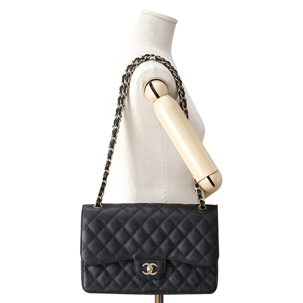 CHANEL(USED)샤넬 캐비어 클래식 라지 플랩백