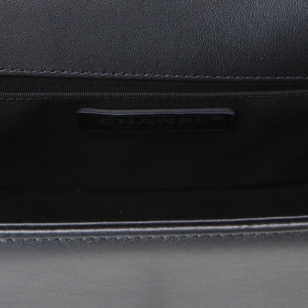 CHANEL(USED)샤넬 보이샤넬 램스킨 미듐 블랙