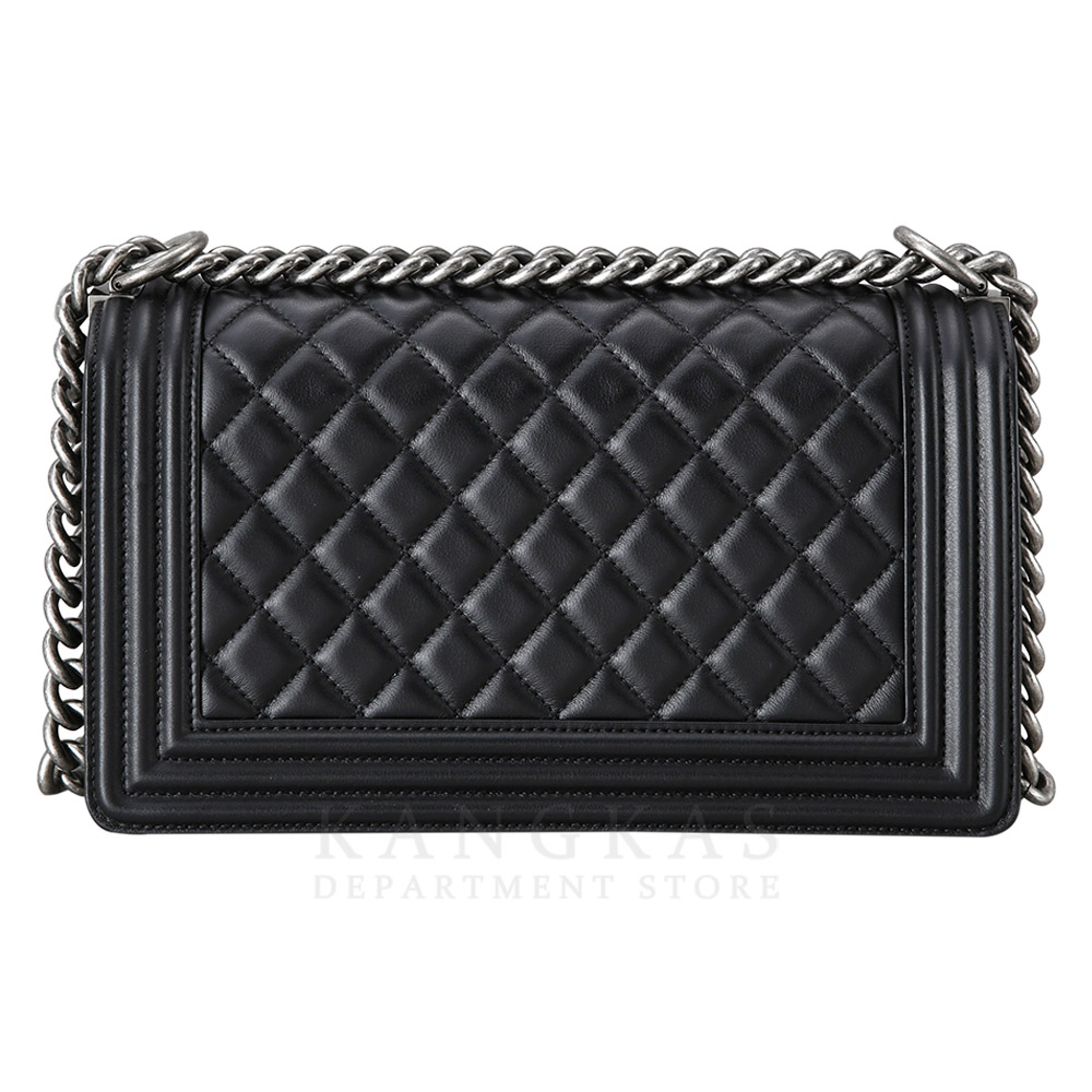 CHANEL(USED)샤넬 보이샤넬 램스킨 미듐 블랙
