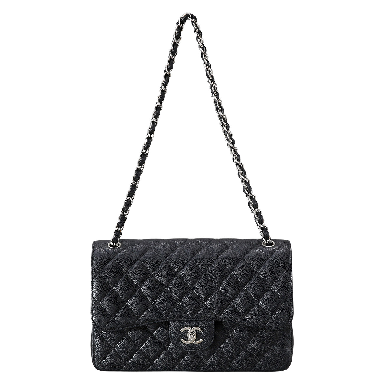 CHANEL(USED)샤넬 캐비어 클래식 라지 플랩백