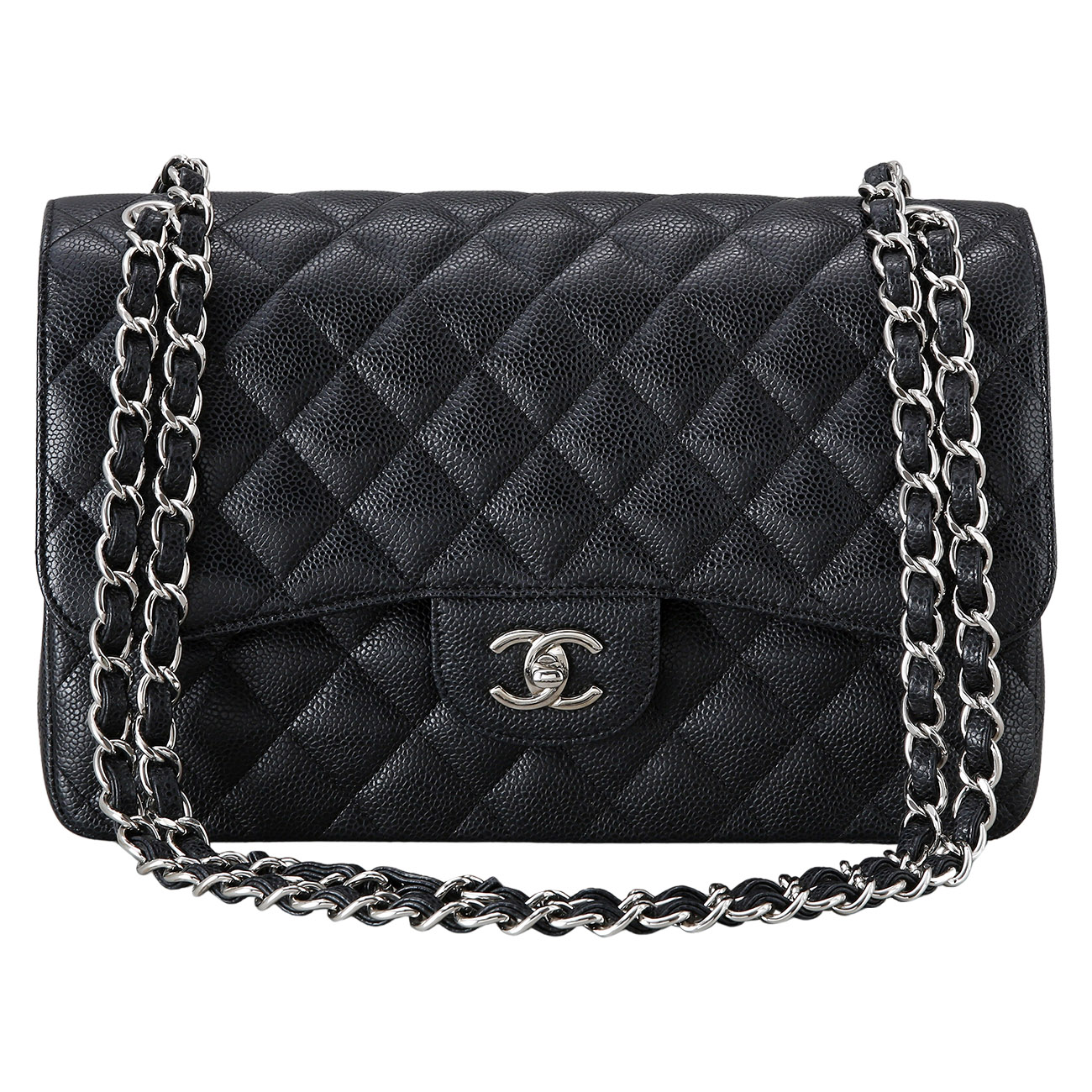 CHANEL(USED)샤넬 캐비어 클래식 라지 플랩백