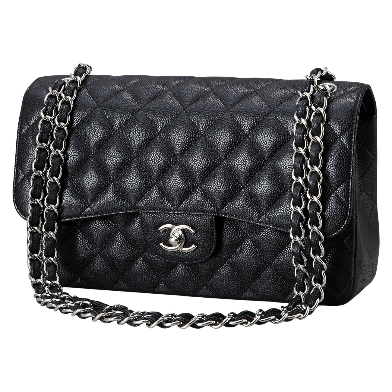 CHANEL(USED)샤넬 캐비어 클래식 라지 플랩백