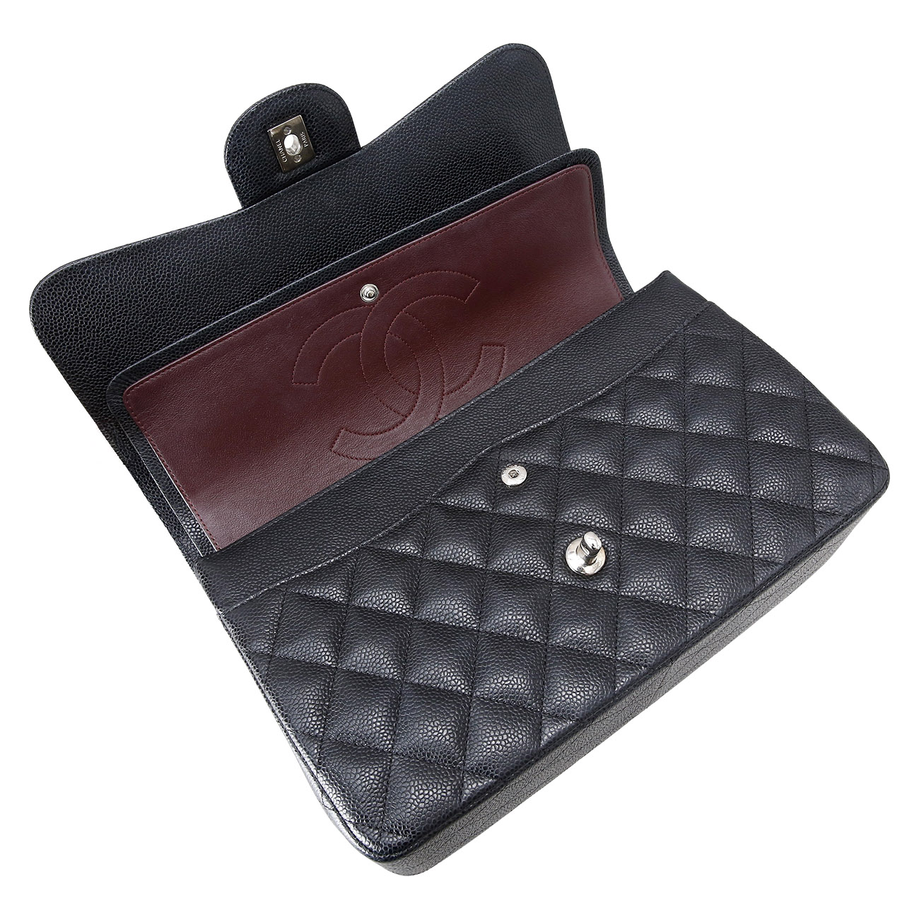 CHANEL(USED)샤넬 캐비어 클래식 라지 플랩백