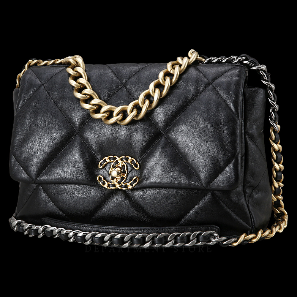 CHANEL(USED)샤넬 19백 라지 블랙