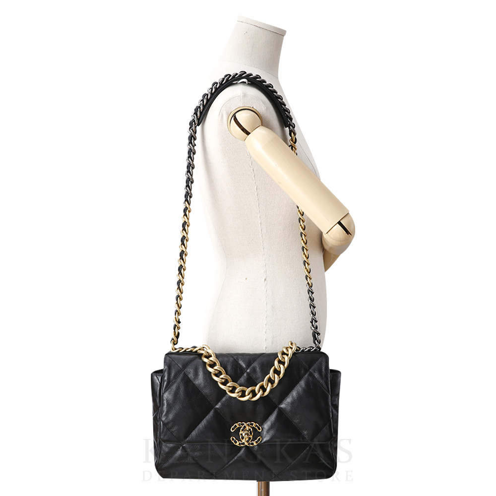 CHANEL(USED)샤넬 19백 라지 블랙