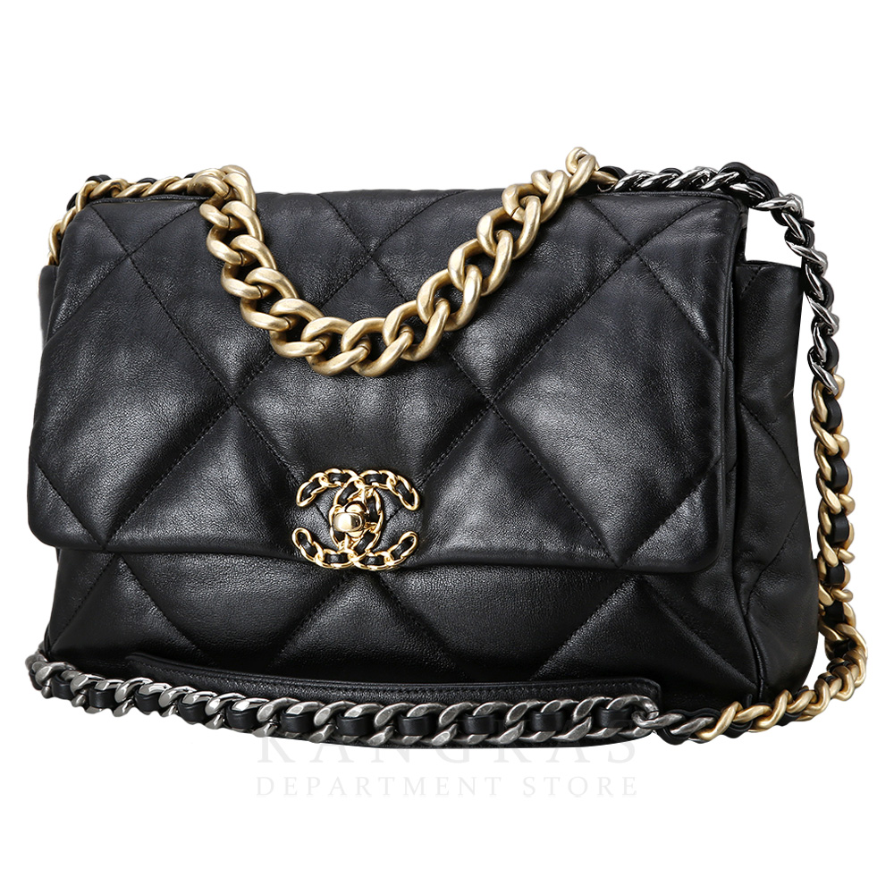 CHANEL(USED)샤넬 19백 라지 블랙