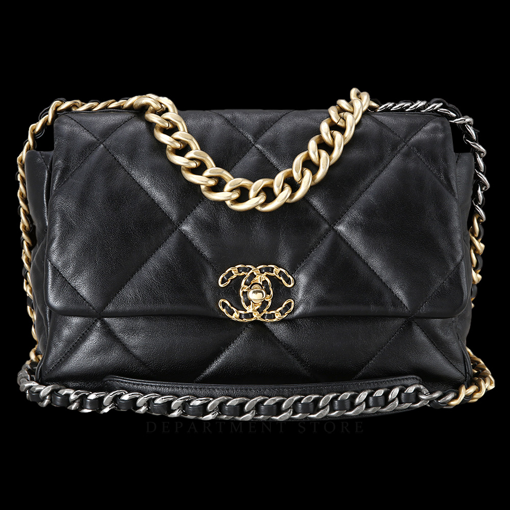 CHANEL(USED)샤넬 19백 라지 블랙