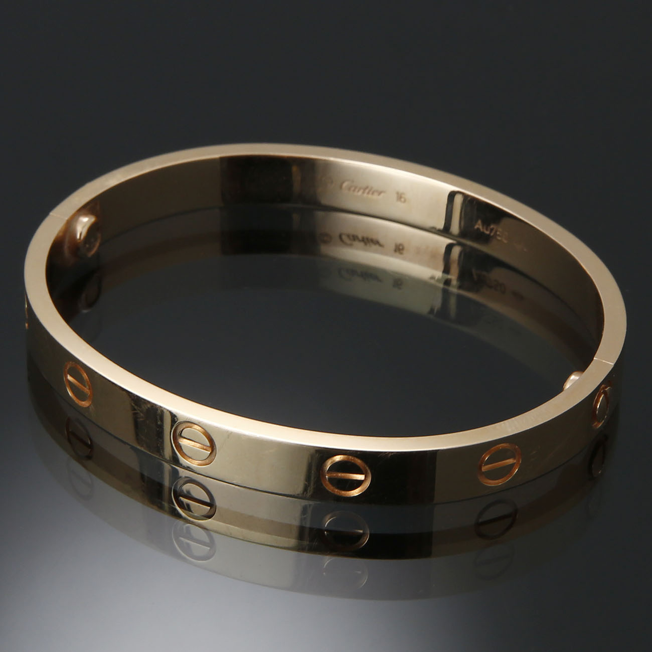 CARTIER(USED)까르띠에 러브 브레이슬릿 #16
