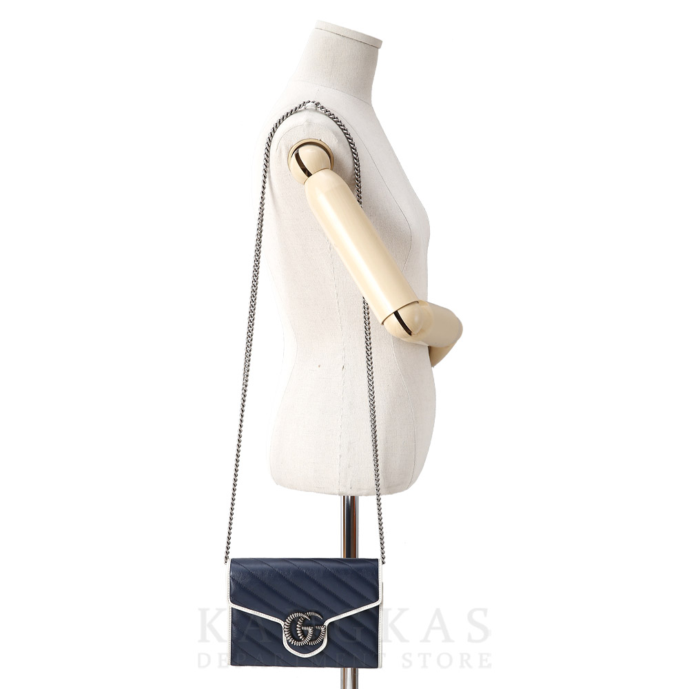 GUCCI(USED)구찌 573807 GG마몽 체인 크로스백