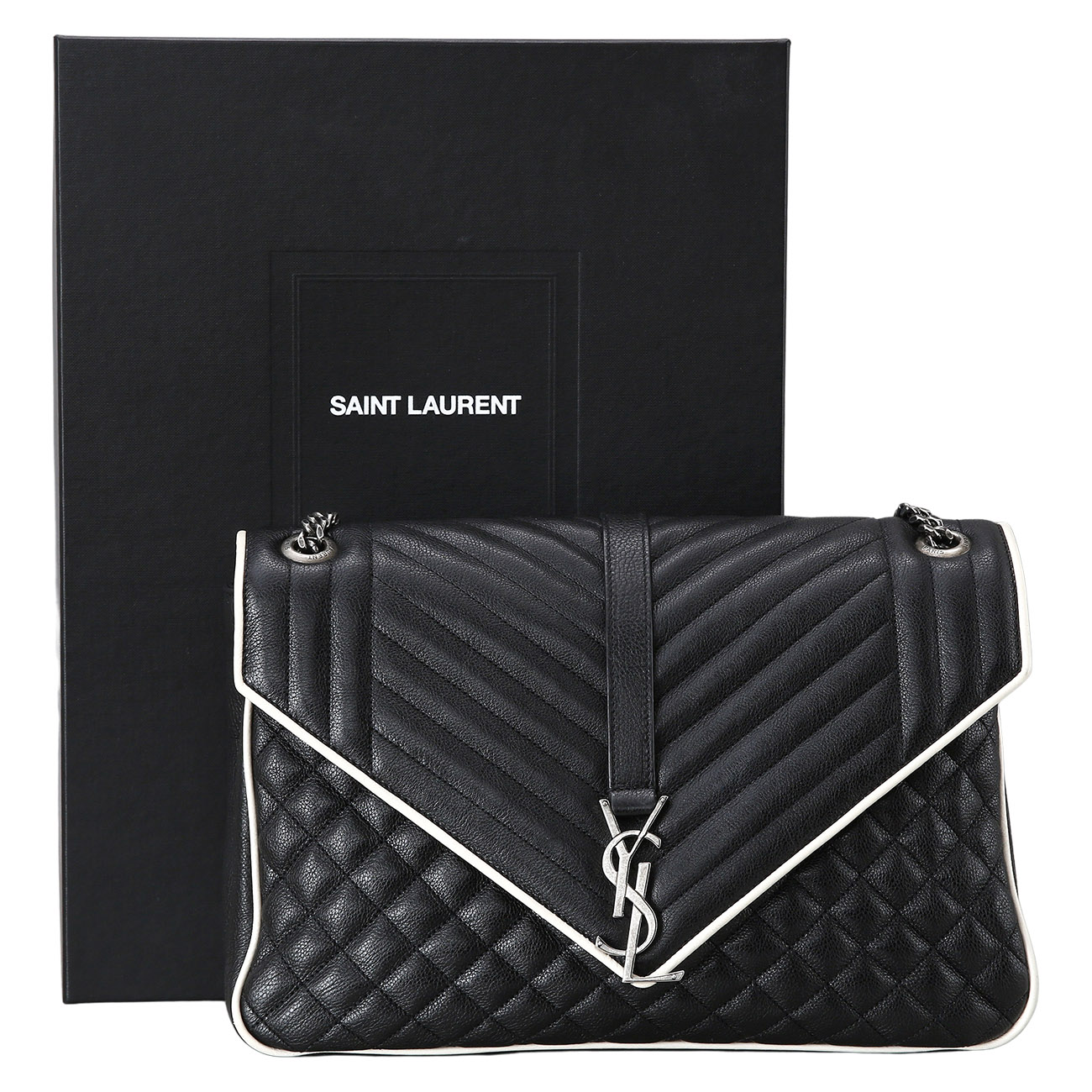 Yves Saint Laurent(USED)생로랑 440115 엔벨로프 라지 사첼 백