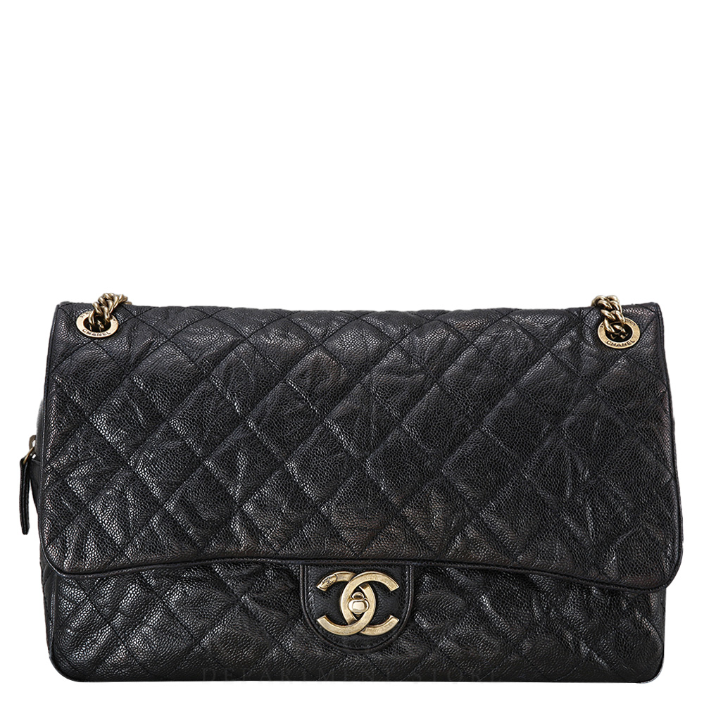 CHANEL(USED)샤넬 시즌 캐비어 점보 체인백