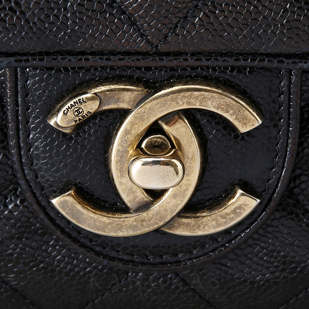 CHANEL(USED)샤넬 시즌 캐비어 점보 체인백