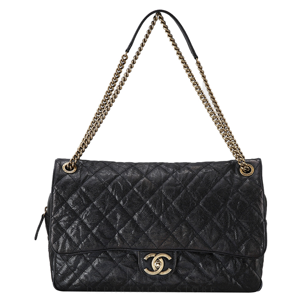 CHANEL(USED)샤넬 시즌 캐비어 점보 체인백