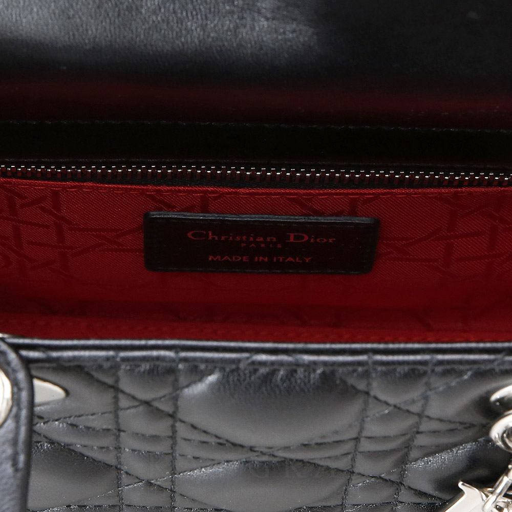 CHRISTIAN DIOR(USED)크리스찬디올 레이디디올 MYABC 스몰 블랙