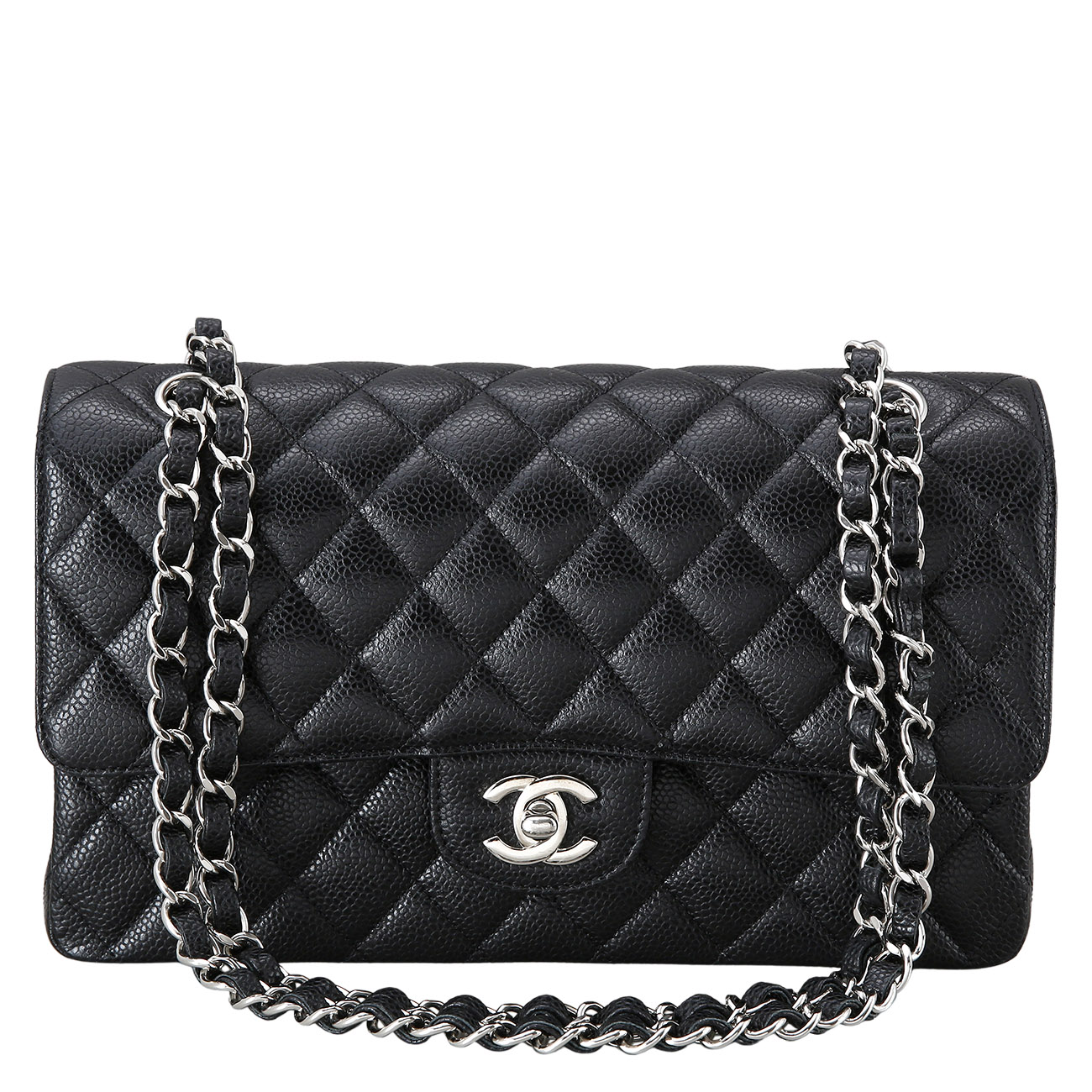 CHANEL(NEW)샤넬 클래식 캐비어 미듐
