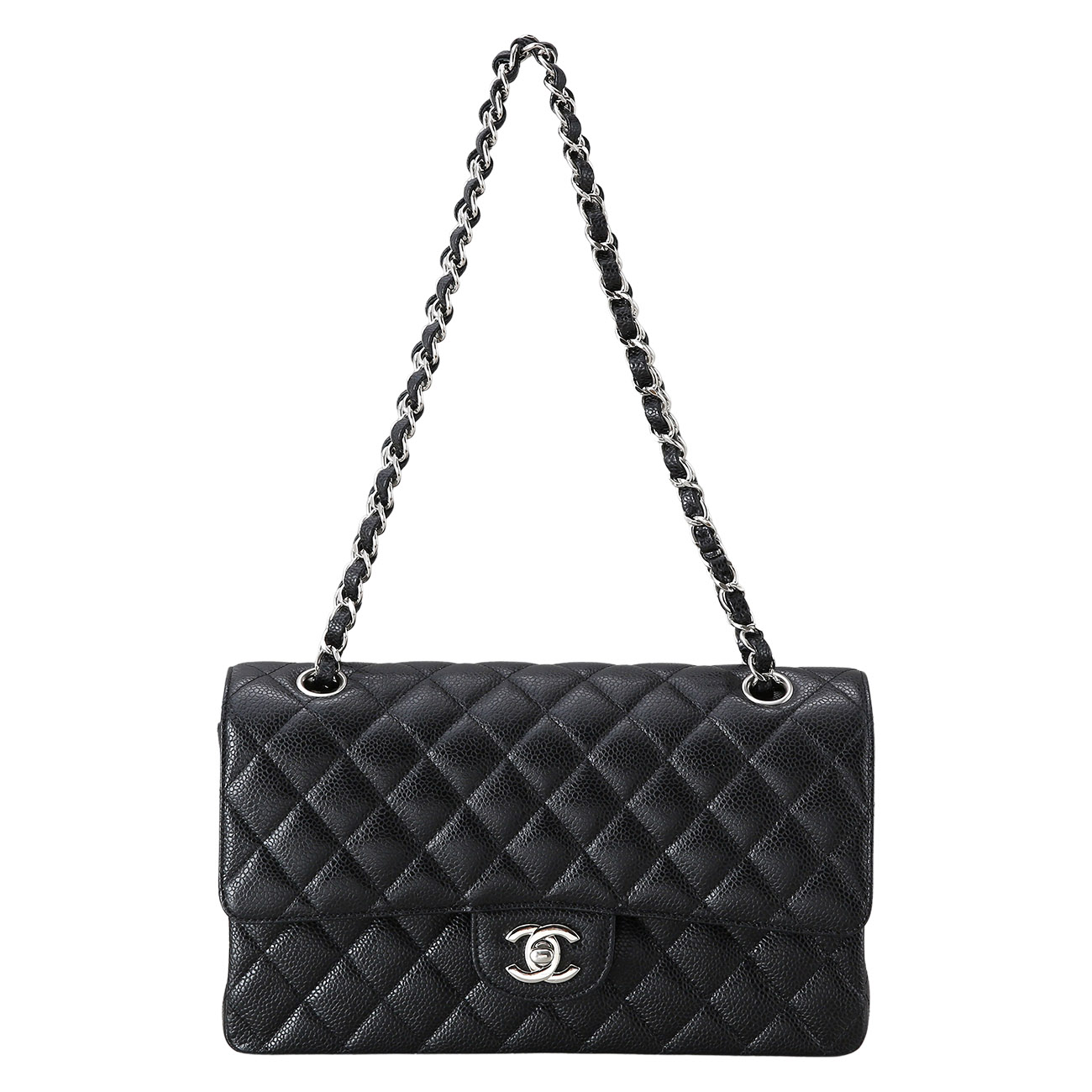 CHANEL(NEW)샤넬 클래식 캐비어 미듐