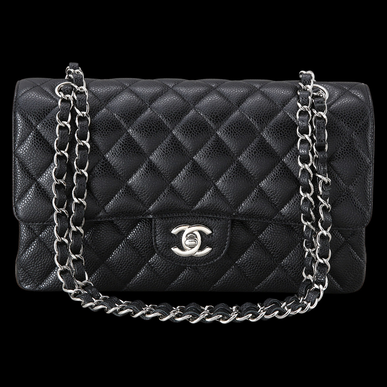 CHANEL(NEW)샤넬 클래식 캐비어 미듐