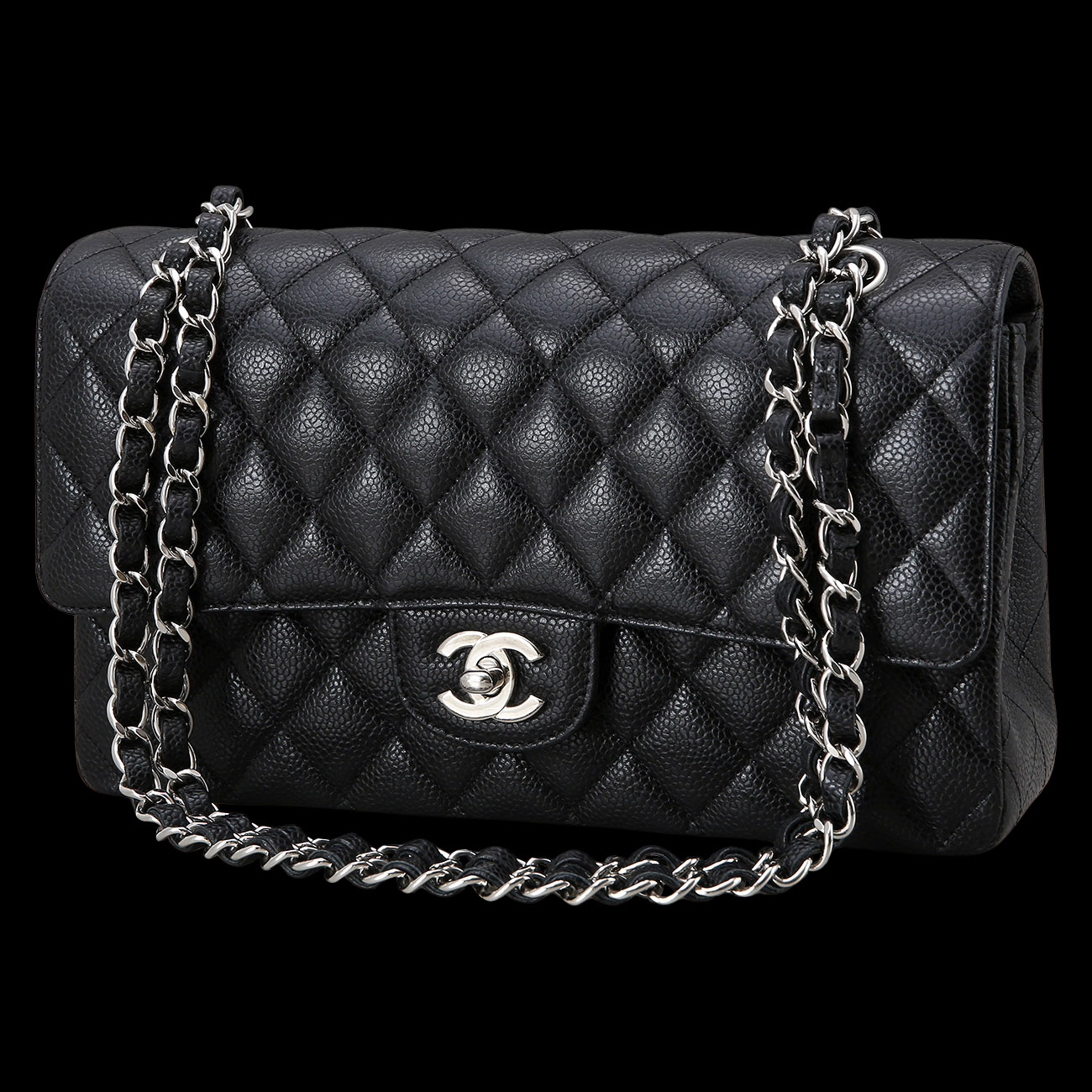 CHANEL(NEW)샤넬 클래식 캐비어 미듐