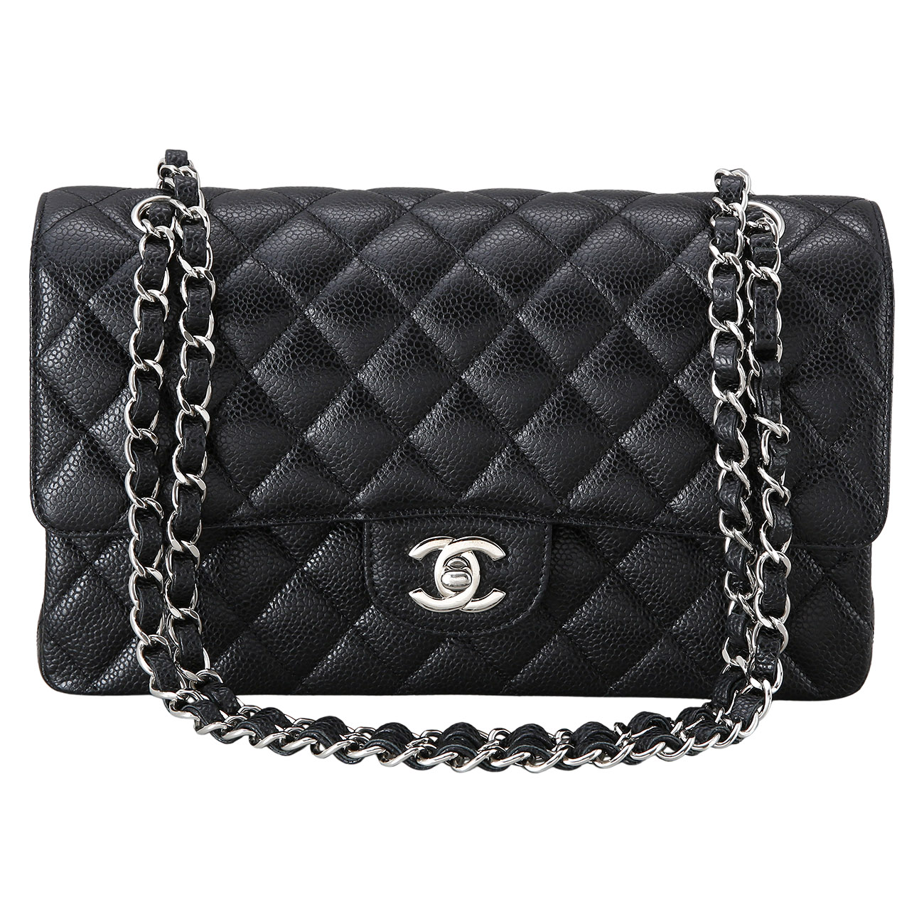 CHANEL(NEW)샤넬 클래식 캐비어 미듐