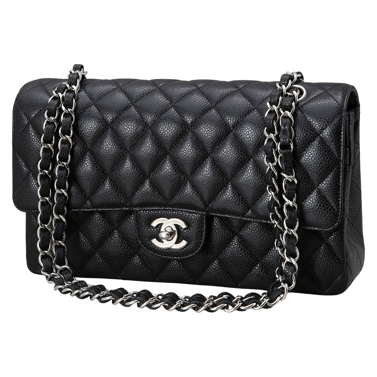 CHANEL(NEW)샤넬 클래식 캐비어 미듐