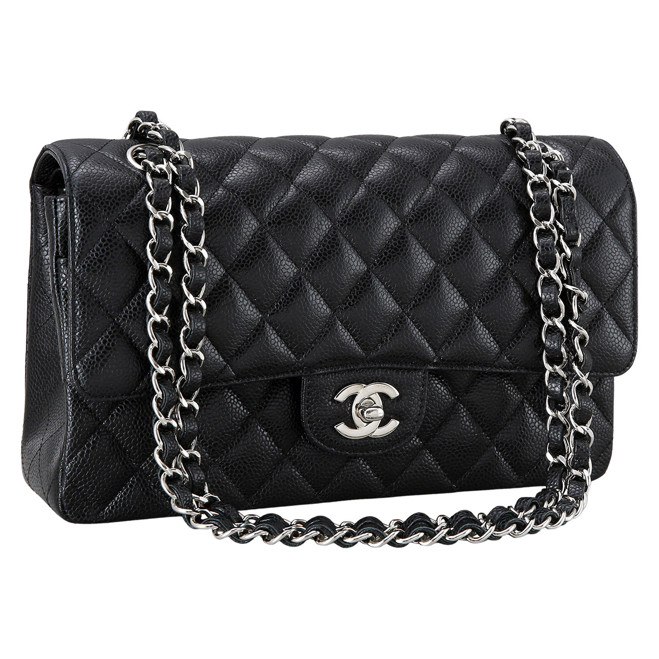 CHANEL(NEW)샤넬 클래식 캐비어 미듐