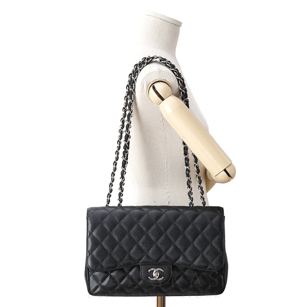 CHANEL(USED)샤넬 캐비어 클래식 라지 원플랩백