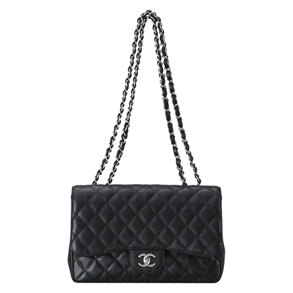 CHANEL(USED)샤넬 캐비어 클래식 라지 원플랩백