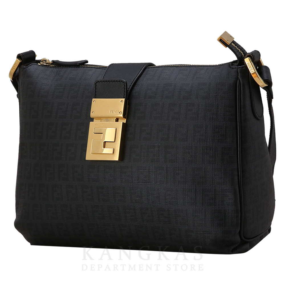 FENDI(USED)펜디 8BT193 FF로고 크로스백 블랙