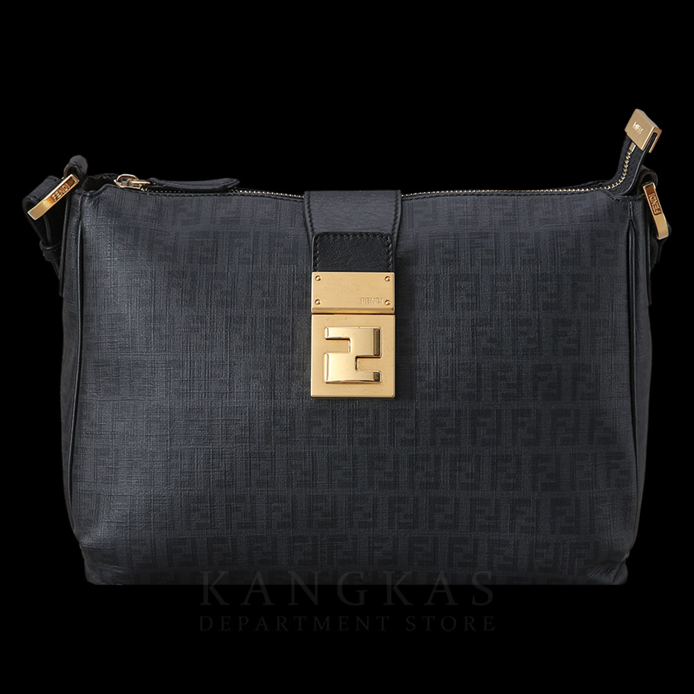 FENDI(USED)펜디 8BT193 FF로고 크로스백 블랙