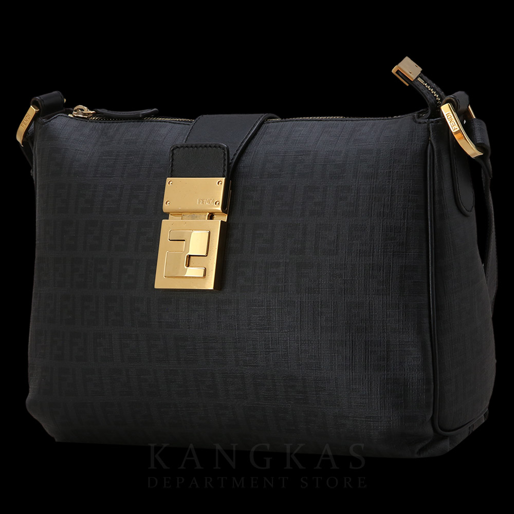 FENDI(USED)펜디 8BT193 FF로고 크로스백 블랙