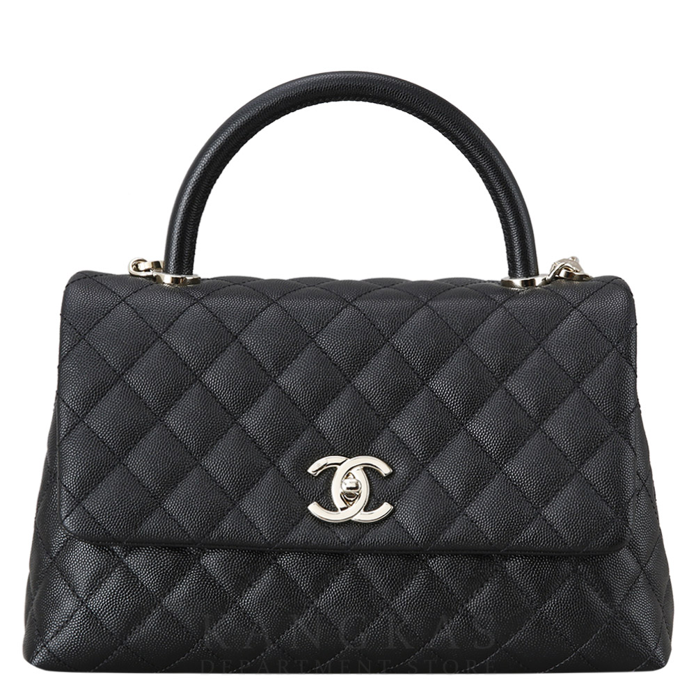 CHANEL(USED)샤넬 캐비어 코코핸들 미듐