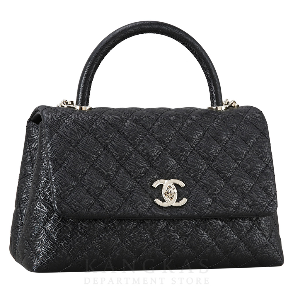 CHANEL(USED)샤넬 캐비어 코코핸들 미듐