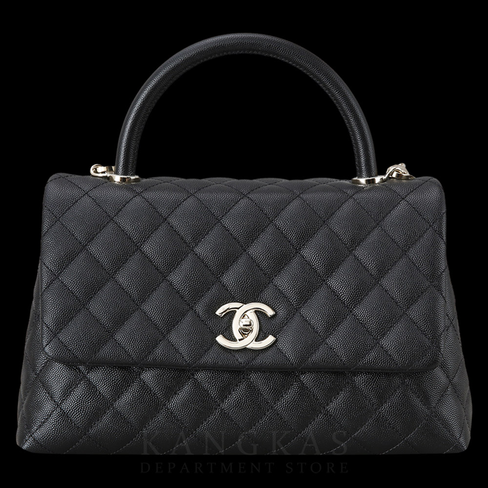 CHANEL(USED)샤넬 캐비어 코코핸들 미듐