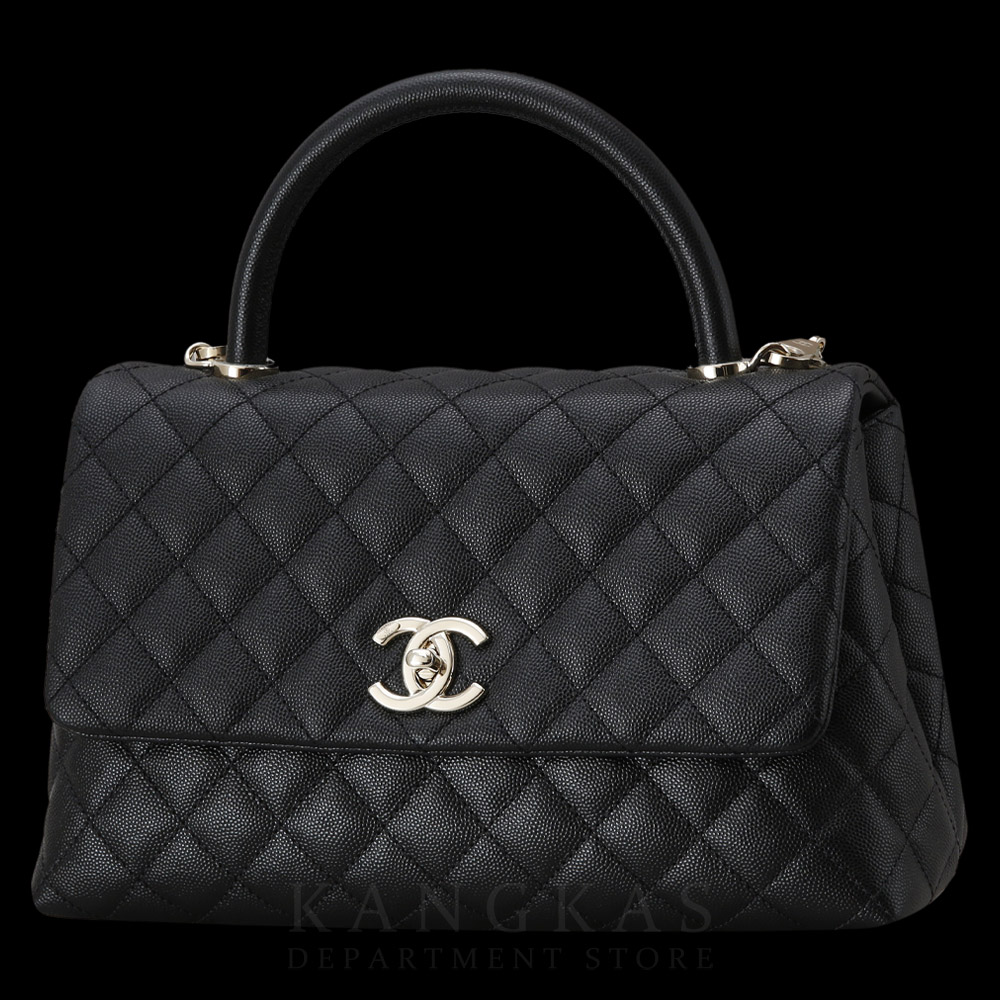 CHANEL(USED)샤넬 캐비어 코코핸들 미듐