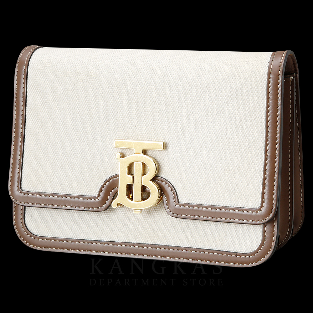 BURBERRY(USED)버버리 캔버스 레더 스몰 TB 백