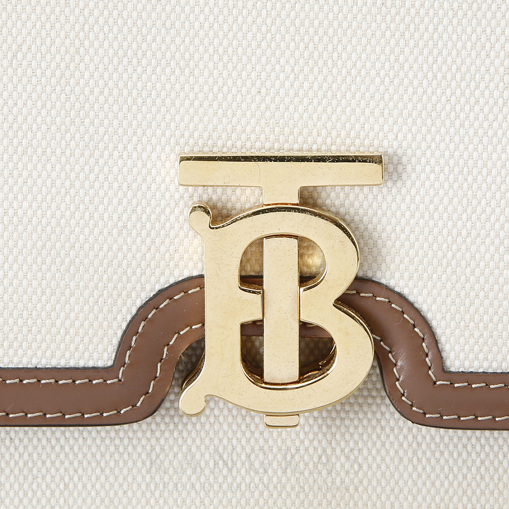 BURBERRY(USED)버버리 캔버스 레더 스몰 TB 백