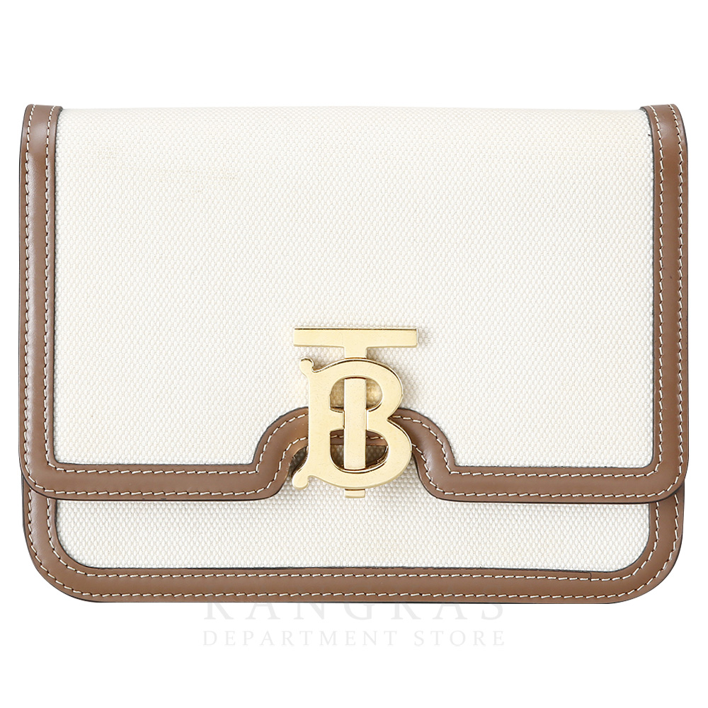 BURBERRY(USED)버버리 캔버스 레더 스몰 TB 백