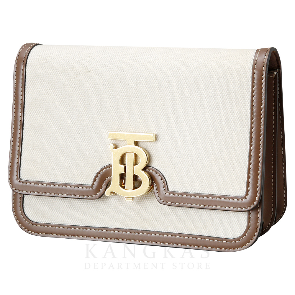 BURBERRY(USED)버버리 캔버스 레더 스몰 TB 백