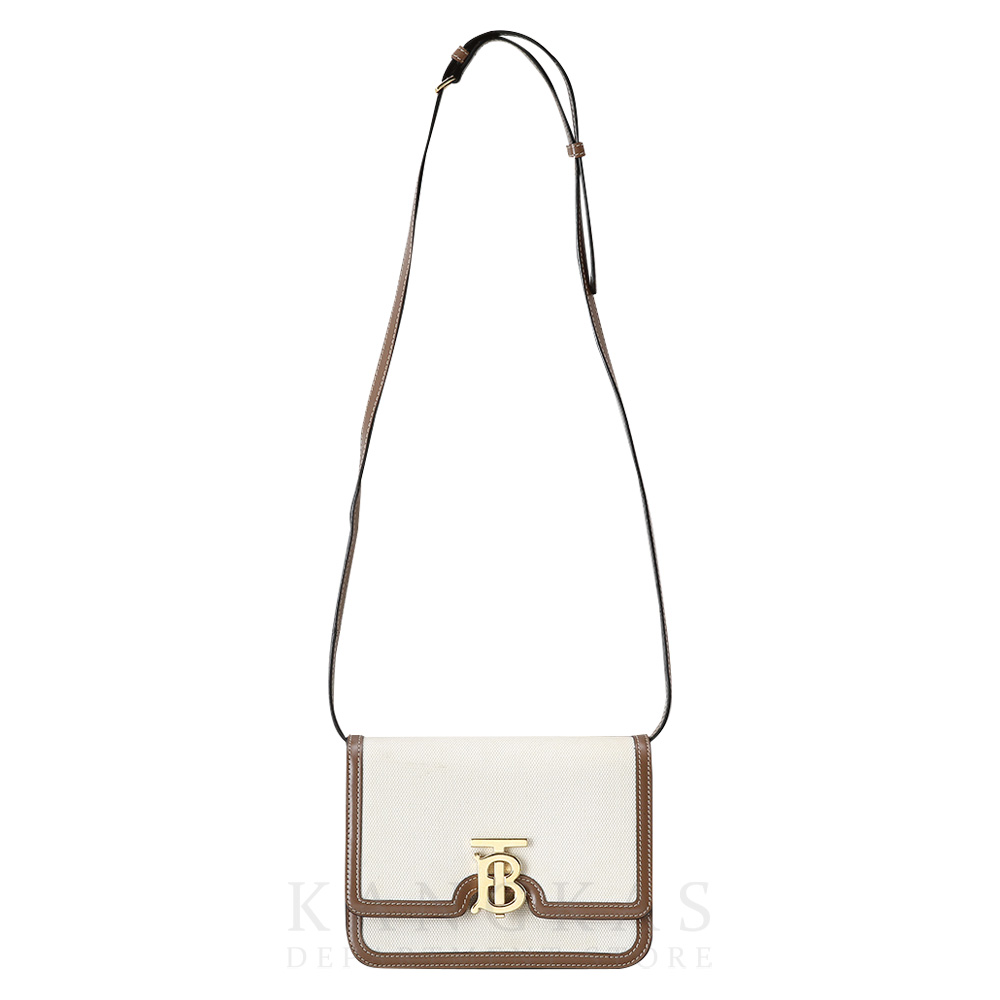 BURBERRY(USED)버버리 캔버스 레더 스몰 TB 백