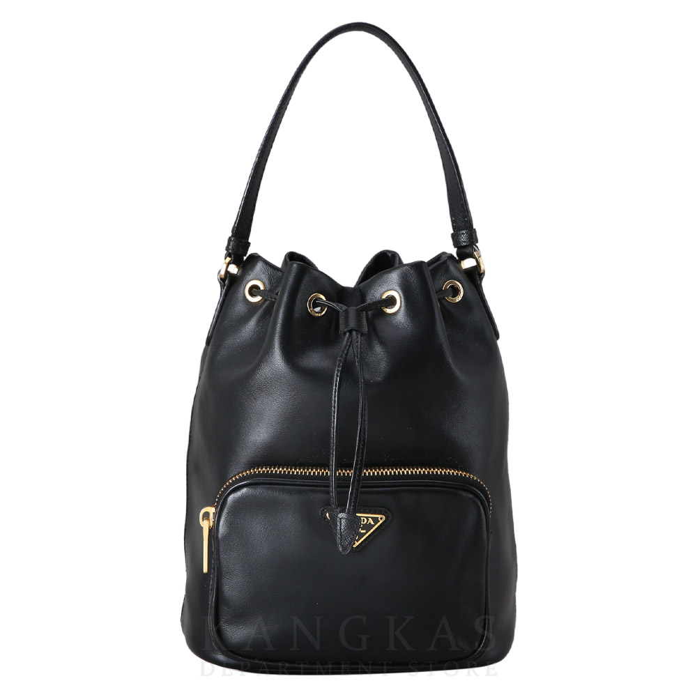 PRADA(USED)프라다 1BH038 레더 버킷백