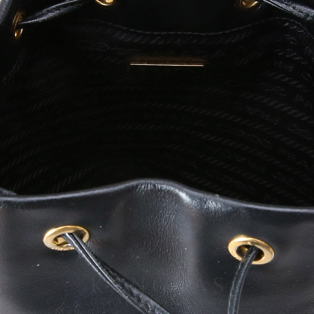 PRADA(USED)프라다 1BH038 레더 버킷백