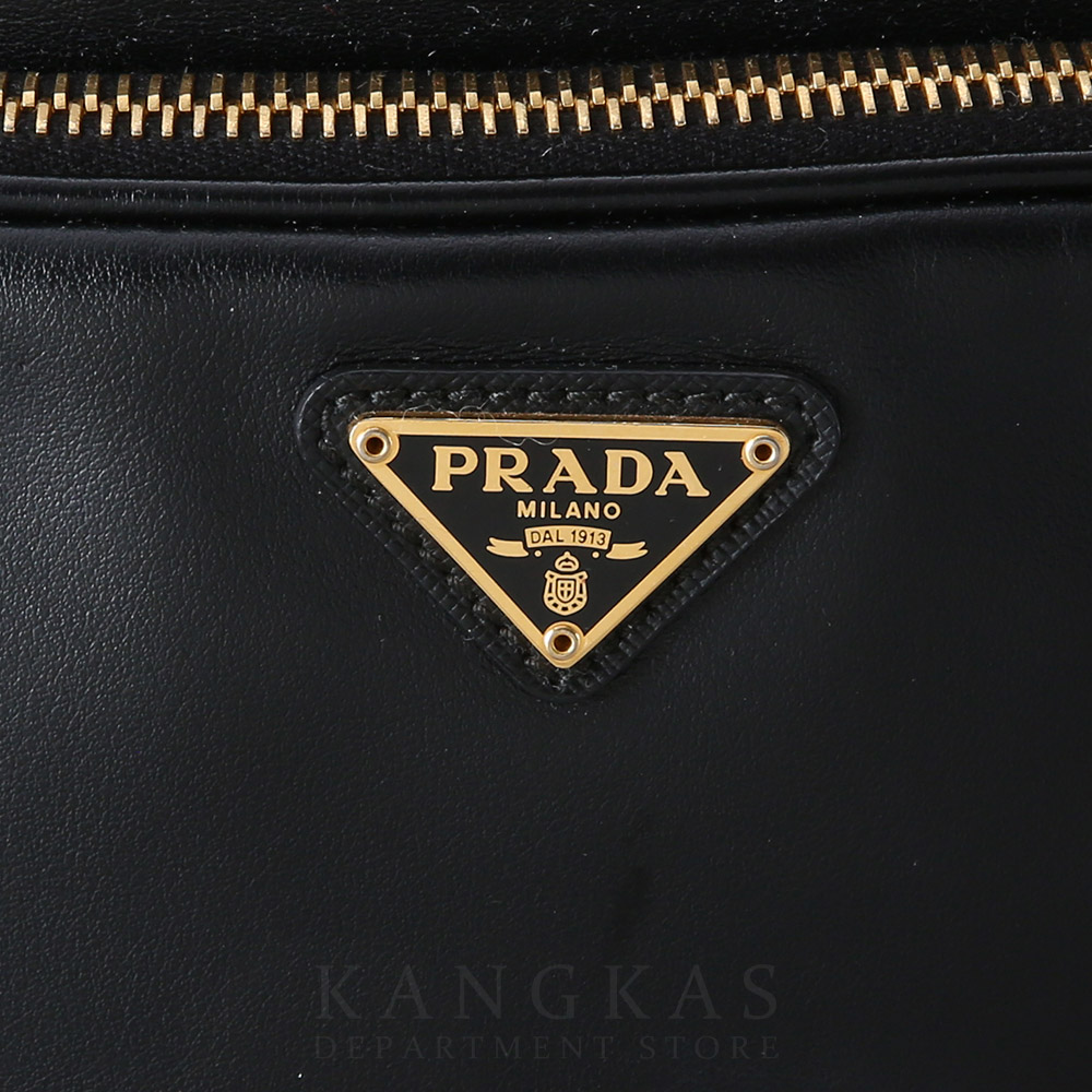 PRADA(USED)프라다 1BH038 레더 버킷백