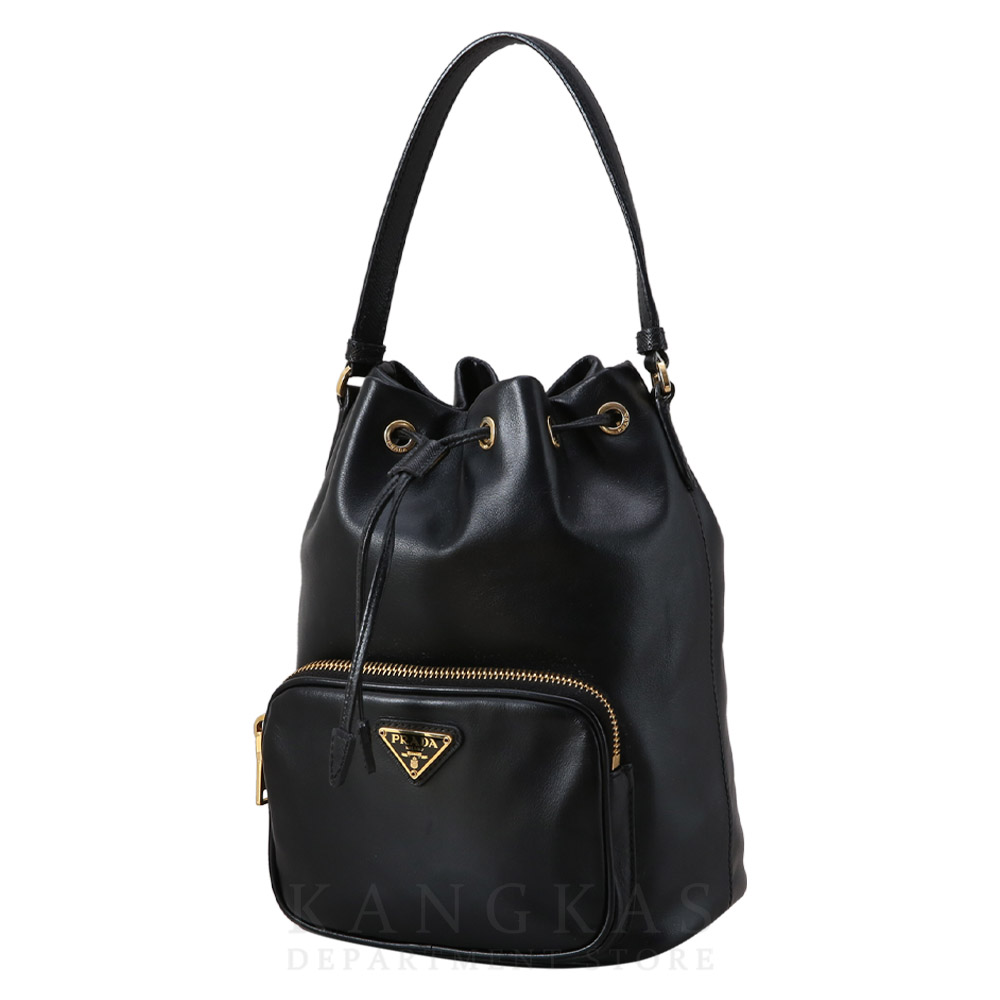 PRADA(USED)프라다 1BH038 레더 버킷백